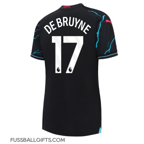 Manchester City Kevin De Bruyne #17 Fußballbekleidung 3rd trikot Damen 2023-24 Kurzarm